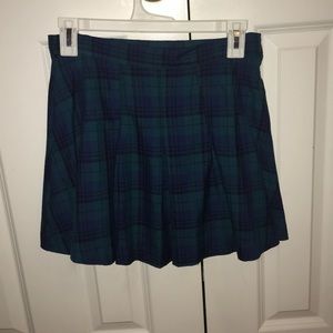 Blue H&M plaid skirt- size 6
